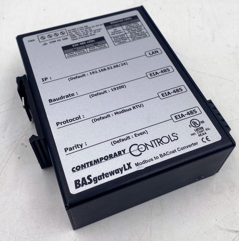Contemporary Controls BASGLX-M1 BASgatewayLX Modbus to BACnet Converter