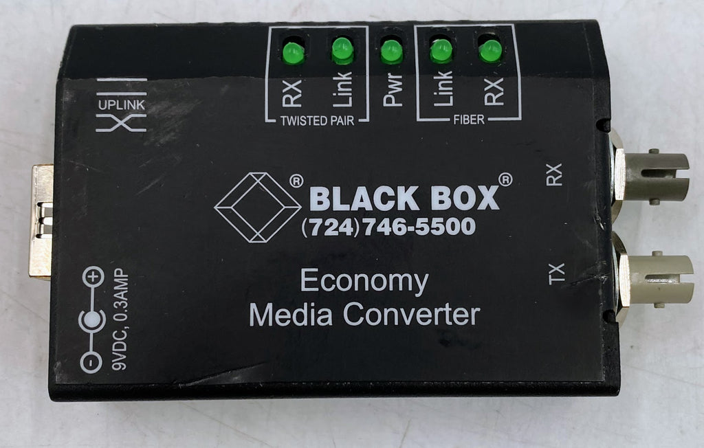 Black Box LE1505A, Economy Media Converter, 10Base-T – Buffalo