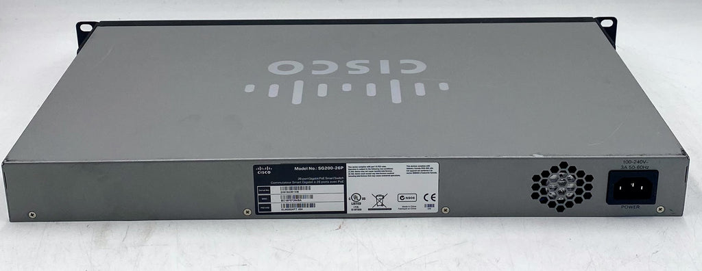 Cisco SG200-26P 26-Port Gigabit PoE Smart Switch – Buffalo