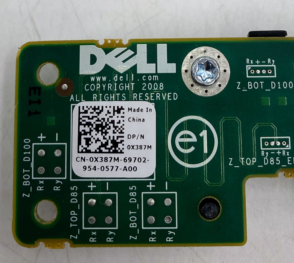 Carte Riser DELL C67JY PCIe X8 Pour PowerEdge R520 – Slot 2 – Testée