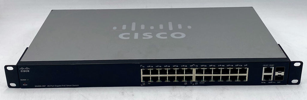 Cisco SG200-26P 26-Port Gigabit PoE Smart Switch – Buffalo
