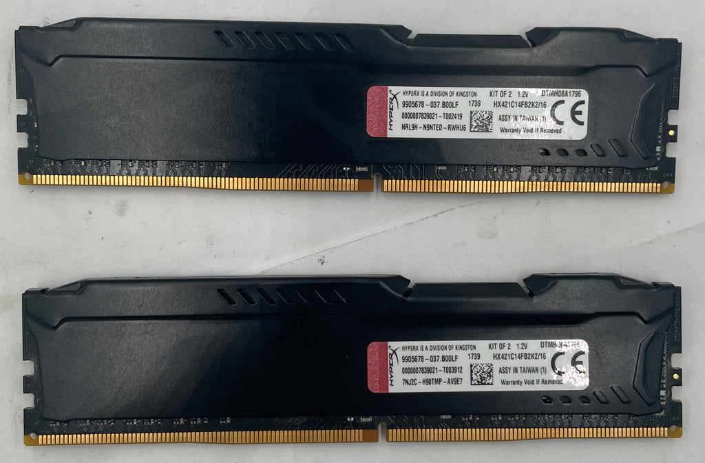 Ram Hyperx 16gb Hyperx Fury Ddr4 2x4gb Hyperx Fury Ddr4 Ram