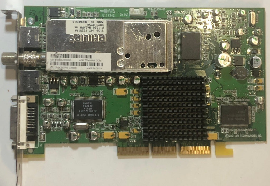 In Wonder Radeon Ati 7500 100-711011 ATI All-In-Wonder VE Radeon