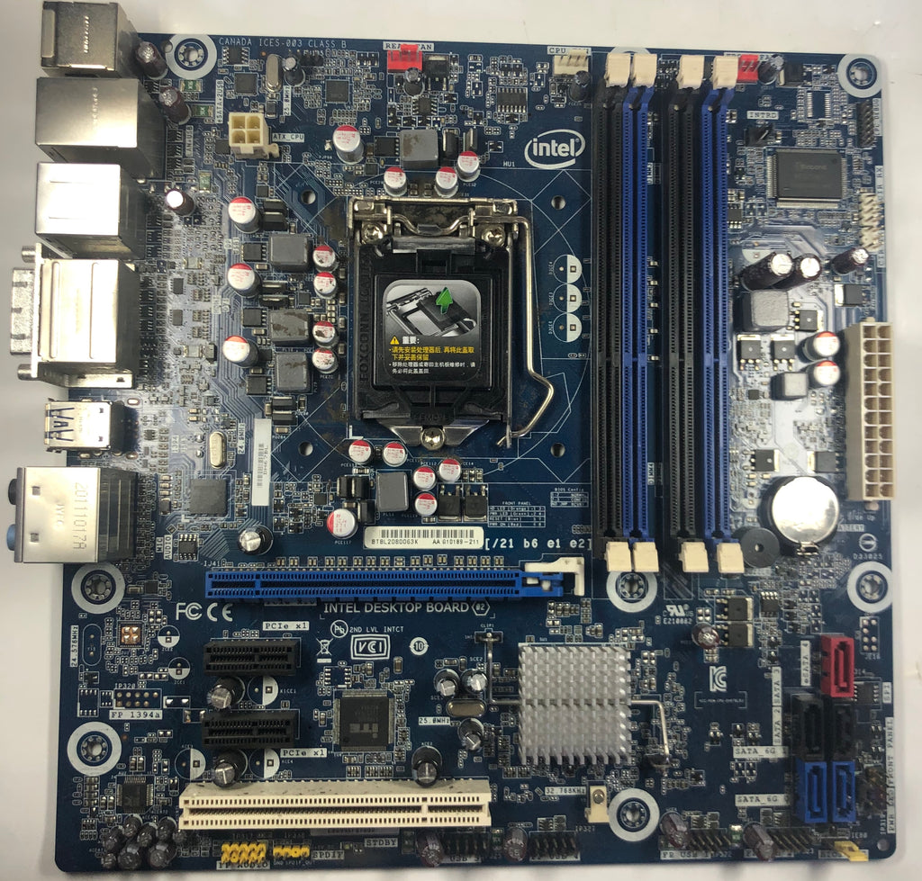 Intel DH67BL Desktop Motherboard G10189 213 Buffalo Computer Parts