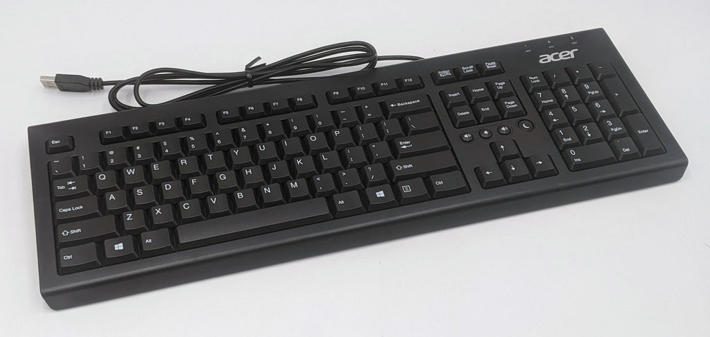 Acer PR1101U USB Wired Slim Keyboard- DKUSB1P02D – Buffalo Computer Parts