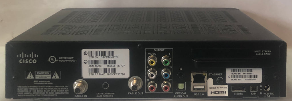 Cisco Explorer 8742HDC High Definition DVR Receiver – Buffalo