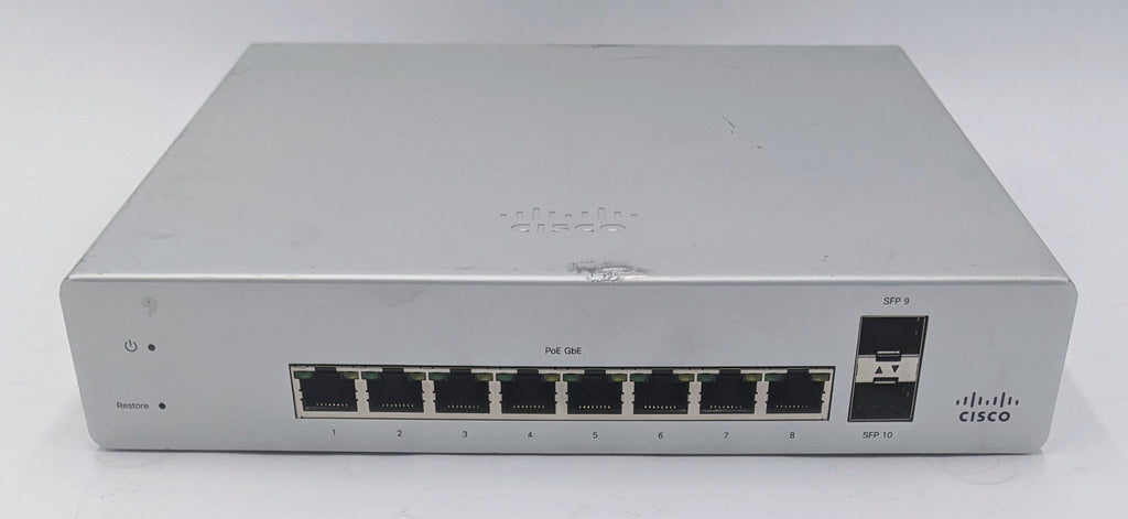 Cisco Meraki MS220-8P 8 Port PoE Gigabit Switch – Buffalo