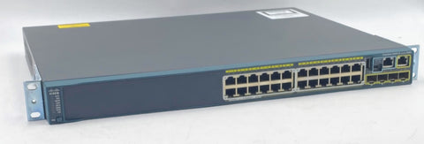 Cisco WS-C2960S-24PS-L 24-Port Gigabit PoE+ Ethernet Switch