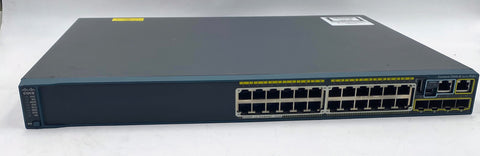 Cisco WS-C2960S-24PS-L 24-Port Gigabit PoE+ Ethernet Switch