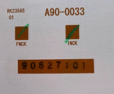 HP Front Control Panel Assembly A90-0033, from HP Laserjet 9000 Series Printer