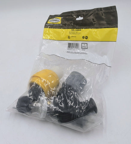 Hubbell Twist-Lock Plug HBL28W48 30A 250V 2P 3W Yellow
