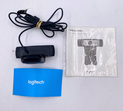 Logitech Webcam C930e, 1080p HD, 90-Degree FOV, H.264 Compression, USB