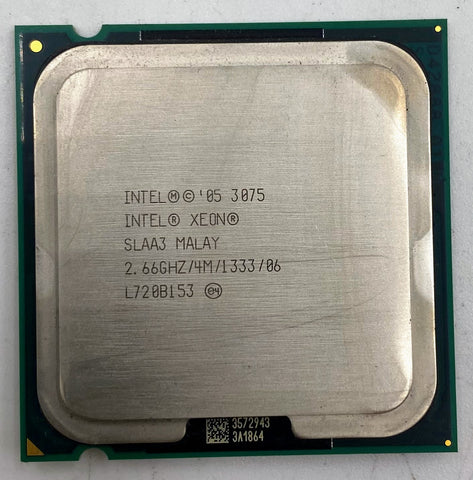 Intel Xeon 3075 SLAA3 Dual-Core 2.66GHz 4MB L2 Cache 1333MHz FSB Processor