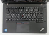Lenovo ThinkPad T460 Laptop- 240GB SSD, 4GB RAM, Intel i7-6600U, Windows 10 Pro