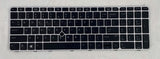 HP EliteBook Laptop Keyboard with Pointer 836623-001