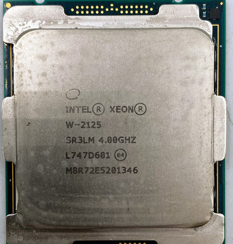 Intel Xeon W-2125 Processor SR3LM 4.00GHz Quad-Core Socket LGA2066 8.25MB Cache