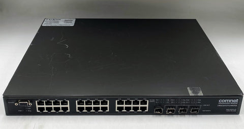 ComNet CWGE26FX2TX24MSPOE 26-Port Managed PoE+ Gigabit Switch – Buffalo ...