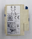 Schneider Electric A013256 Auxiliary Switch Block, 10A, Front Mounting