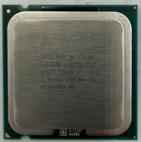 Intel Core 2 Duo E7600 Desktop CPU Processor- SLGTD