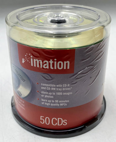 Imation Mini CD-R 8cm 80mm 202MB/23Min 50-Pack Spindle 51122 16690