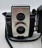 Untested Vintage Kodak Brownie Reflex 20 Camera w/ Midget Flasholder