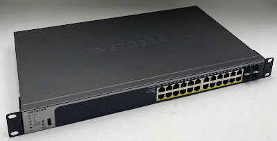 NETGEAR GS728TPv2 24-Port Gigabit PoE+ Smart Managed Pro Switch with 4 SFP Ports