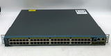 Cisco WS-C2960S-48FPS-L V03, 48GE PoE+ 740W, 4xSFP Switch