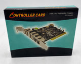 Unbranded USB 2.0 and FireWire Combo PCI Card, SIMT107B V1.1