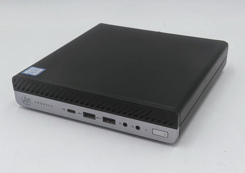 HP ProDesk 400 G5 Mini Desktop- 256GB SSD, 8GB RAM, Intel i5-9500T, Win 10 Pro