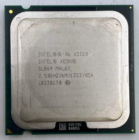 Intel Xeon X3320 SLB69 Quad-Core 2.50GHz 6MB L2 Cache 1333MHz FSB Processor