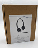 Plantronics Encorepro HW520D Digital Headset, Single Ear, Noise-Canceling Mic