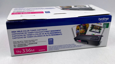 Brother TN-336M High Yield Magenta Toner Cartridge