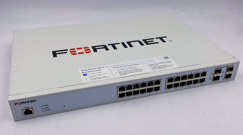 Fortinet FortiSwitch FS-124E-POE 24-Port Gigabit Ethernet Switch