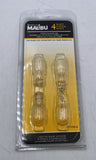 Intermatic Malibu 4 Watt Wedge Base Bulbs, Low Voltage, LV516-4, Pack of 4