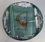LaVie 10" Hat Box Gift Set, PA179 Santa Theme