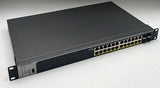NETGEAR GS728TPPv2 24-Port Gigabit PoE+ Smart Managed Pro Switch