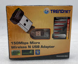 TRENDnet 150Mbps Micro Wireless N USB Adapter TEW-648UBM