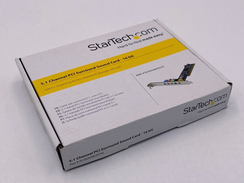 StarTech PCISOUND5CH2 5 Channel PCI Sound Adapter