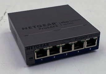 Netgear GS105Ev2 5-Port Gigabit Ethernet Plus Switch