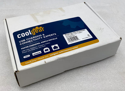 Coolgear CG-UC31PD4H 4-Port USB 3.1 Gen 1 Type-C Power Delivery Hub