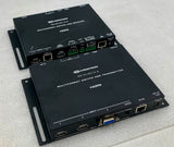 Crestron HD-TX-301-C-E Transmitter with HD-RX-201-C-E Receiver