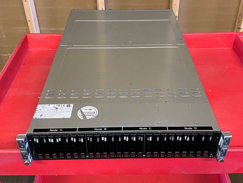 Supermicro X10DRT-P Node Server- No SSD, 32GB p/Node, 2x E5-2620v3 p/Node, No OS