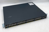 Cisco WS-C2960X-48LPS-L 48-Port PoE+ Gigabit Network Switch