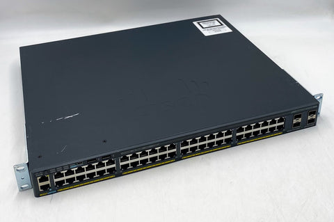 Cisco WS-C2960X-48LPS-L 48-Port PoE+ Gigabit Network Switch