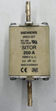 Siemens SITOR Fuse Link 3NE3 227, 250A, 1kV, NH1