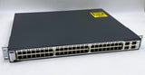 Cisco Catalyst 3750 Series 48-Port PoE Managed Switch- WS-C3750-48PS-S