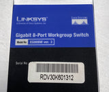 Linksys EG008W 8-Port Gigabit Workgroup Switch