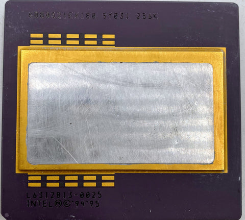 Intel Pentium Pro 180MHz Desktop CPU Processor SY031, 180MHz, 256KB L2 Cache, Ceramic Vintage
