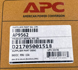 APC AP9562 Basic Rack Power Distribution Unit, Basic, 1U, 15A, 120V, (10)5-15