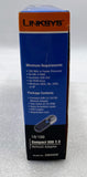Linksys USB200M Compact USB 2.0 Network Adapter, 10/100